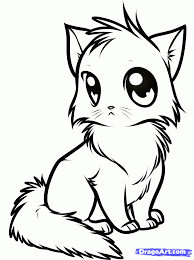 Create meme ink cat, coloring pages anime animals, coloring pages anime cat, memes created: Cat Coloring Pages Free Printable In Cartoon Cat Drawing Animal Drawings Cute Anime Cat