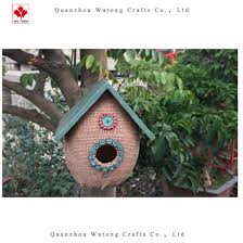 Sector 1, kolkata, west bengal. China Oem Resin Crafts Garden Bird Hanging Nest Home Decor Gifts China Resin Bird Nest And Garden Decor Crafts Price
