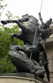 St George And The Dragon 1889 Saint George And The Dragon St George Equestrian Statue