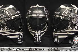 I love these jerseys for the blackhawks and crawford's people knocked these out of the park. Blackhawks Corey Crawford To Wear Sleek Goalie Mask For 2019 Winter Classic Second City Hockey