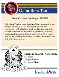 What colleges can i get into? Ucsd Chapter Delta Beta Tau