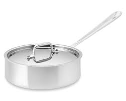 All Clad D3 Tri Ply Stainless Steel Saute Pan In 2020 All Clad Stainless Steel Cookware Stainless