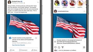 Get all of the latest news on the us election 2020. Facebook Will Announce Presidential Election Result In Facebook And Instagram Notifications The Verge