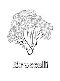 Broccoli Coloring Pages Download And Print Broccoli Coloring Pages