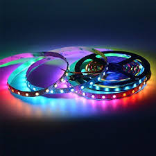 Mokungit Ws2812b Led Strip Lights 3 2ft 1m 60 Pixels Programmable Individual Addressable Led Strip Light Ws2812b Ws2811 Built In 5 Led Strip Lighting Led Pixel