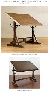 Restoration Hardware 1920 S French Drafting Table Vs Cost Plus Drafting Desk Architecture Supplies Drafting Table Drawing Furniture