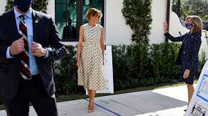 Melania Trump, the only one with no mask, casts her vote in Palm Beach