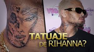 Rihanna loves chris brown's head tattoos: Rihanna Sangrando Chris Brown Nuevo Tatuaje Youtube