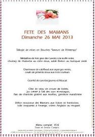 Menu Fete Des Meres Au Restaurant Le Jardin Gourmand Menu Fete Des Meres Piment Doux Gourmands