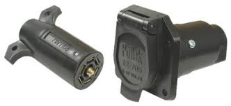 I plugged it in to test my trailer connection and all i got was a single green light and a blinking. Pollak 12 741ev Rv Trailer Camper Trailer Wiring 7 Way Trailer Circuit Tester Electrical Plugs