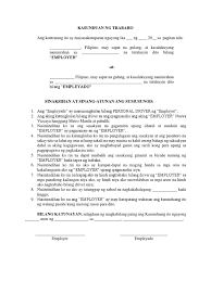 Pero ipinapangako ng bibliya na matatapos din ito. Kasunduan Ng Trabaho Driver