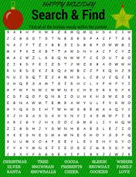 Click on the picture or the text underneath and it will open in a new window where you can download or print the puzzle. Free Printable Christmas Word Search And Activity Set Our Wabisabi Life