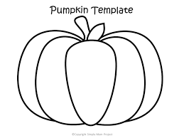 Free Printable Small And Large Pumpkin Template Outline Simple Mom Project Pumpkin Template Pumpkin Template Printable Pumpkin Coloring Pages