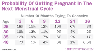 New Model Predicts Womens Odds Of Getting Pregnant Huffpost