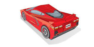 Warning claims parking lot carjackers are placing flyers or $100 bills on the windows of cars, then taking the cars when drivers step out of their vehicles to remove them. Build Your Own Paper C8 Corvette