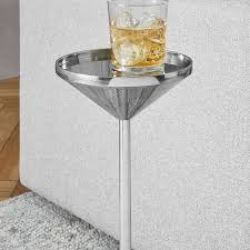 Faceted Drink Table In 2020 Drink Table Small Side Table Table