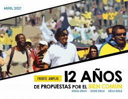 En las elecciones del 2006 , formó parte de la coalición izquierda unida , vargas como candidato presidencial, no obtuvo ningún escaño en el congreso ni otro puesto de. Frente Amplio