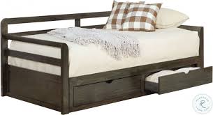 Finding the bed that fits your needs and style is easier than ever! Sorrento Gray Twin Xl Storage Daybed With Trundle From Coaster Coleman Furniture