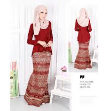 Model fashion terkini yg telah kalian lihat tadi dapat digunakan juga tuk kegiatanmu dirumah. Qanita Peplum Songket Baju Kurung Modern Shopee Malaysia
