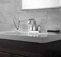 Two Handle Centerset Bathroom Faucet in Chrome
