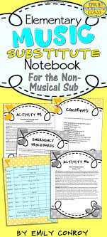 Music Sub Plans For The Non Musical Sub Music Sub Plans Elementary Music Elementary Music Education
