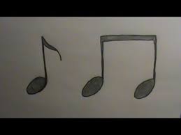 Download this design of musical notes drawn out on an empty sheet vector illustration now. How To Draw Music Notes Youtube