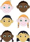 Twarze dzieci ilustracja wektor. Ilustracja złożonej z dzieci ...