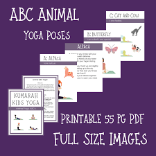The best selection of royalty free animal yoga poses for kids drawing vector art, graphics and stock illustrations. Abc Kids Yoga Pose Cards Kumarah Kids Yoga Poses