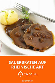 Sauerbraten Auf Rheinische Art Rezept Sauerbraten Braten Rindfleischgerichte