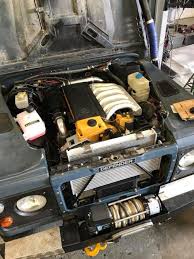 Land Rover Defender With A Mercedes Om606 Turbo Diesel Land Rover Defender Land Rover Land Rover Car