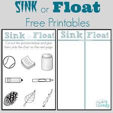 Sink Or Float Chart Sink Or Float Free Kindergarten