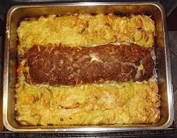 Hackbraten Auf Kartoffelgratin Von Mreinart Chefkoch Rezept Kartoffelgratin Lebensmittel Essen Hackbraten
