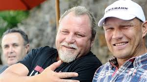 Axel Schulz und Francois Botha plaudern beim Mittagessen in Mülheim