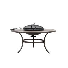 Check spelling or type a new query. Hampton Bay 42 In Brown Round Steel Wood Burning Outdoor Patio Fire Pit Table A208001401 The Home Depot Fire Pit Table Wood Fire Pit Wood Burning Fire Pit