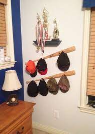 Baseball Bat Peg Hat Racks Louisville Slugger Etsy In 2021 Diy Hat Rack Baseball Themed Bedroom Hanging Hats