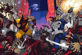 Wolverine And The Punisher Bad Night To Be A Ninja Marvel Superheroes Y Villanos Comics