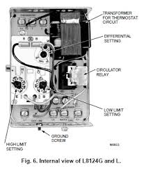High limit opens burner circuit only. Honeywell L8124l1011 120v Triple Aquastat Relay