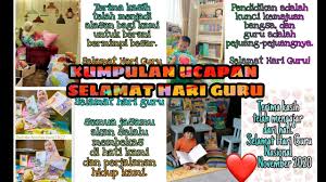 Selamat hari guru nasional tahun 2020 untuk guru yang mulia. Kata Kata Ucapan Selamat Untuk Hari Guru Nasional 2020 Youtube