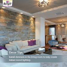 Create Instant Mood Lighting With Dimmers In Your Living Room For A Relaxed Evening Furniture Design Living Room Casual Living Room Design Casual Living Rooms