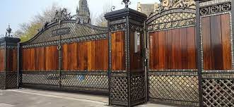 Shop small wrought iron garden gates to very large custom double driveway gates. Wrought Iron Gates Driveway Gates Iron Railings Side Gates Design