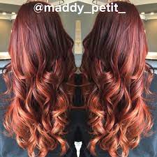 Long Red Copper Balayage Hair Styles Blonde Balayage Balayage Hair