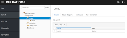 The jboss fuse component of this demo consists of setting up a new container to deploy our camel route into, where we then watch messages get processed live in the management console as we push them into the waiting queue. Managing Fuse Red Hat Fuse 7 2 Red Hat Customer Portal