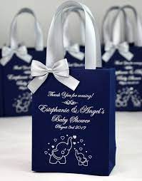 25 Elephant Baby Shower Gift Bags With Satin Ribbon Handles Etsy