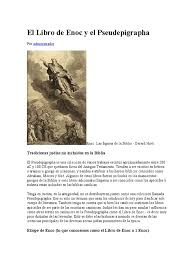 Tratan las palabras de bendición de enoc a los justos, que vivirán cuando los impíos sean condenados. El Libro De Enoc Y El Pseudepigrapha Libro De Enoc Enoc Ancestro De Noe