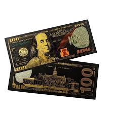 Kembali ke dolar dan mata uang lainnya semakian tersedot. Uang Kertas 100 Dolar Plastik Usd 100 Desain Emas Hitam Perak Emas Perak Perak Kualitas Tinggi Buy 100 Dollar Bills Dollar Black Banknote Product On Alibaba Com