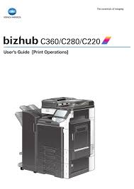 Due to the combination of device firmware and software applications installed, there is a possibility that some software functions may not perform correctly. Konica Minolta Bizhub C220 User Manual Pdf Download Manualslib