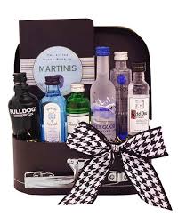 Ultimate Martini Mini Bar Case Liquor Gifts Liquor Gift Baskets Martini
