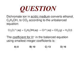 According to homer simpson, it's also the cause of all life problems but that is debatable. Balancing Oxidation Reduction Reactions Ppt Download