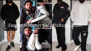 Massive Ssense Summer Sale Pickups 2020 Rick Owens Raf Alyx X Guidi More Youtube