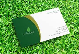 Create a blank landscaping business card. Landscaping Business Cards Free Template Designs Custom Printing